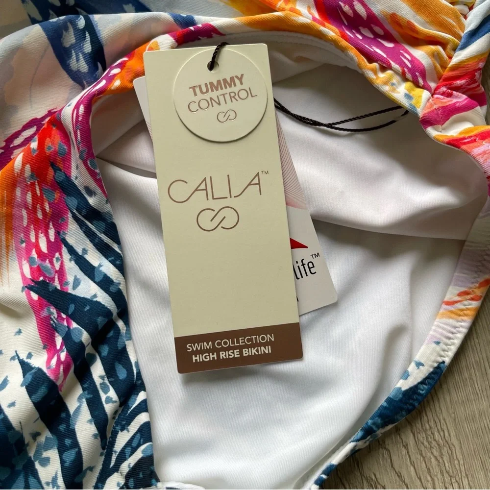 Calia watercolor palms 2 piece swim suit size XXS NWT - Picture 7 of 10